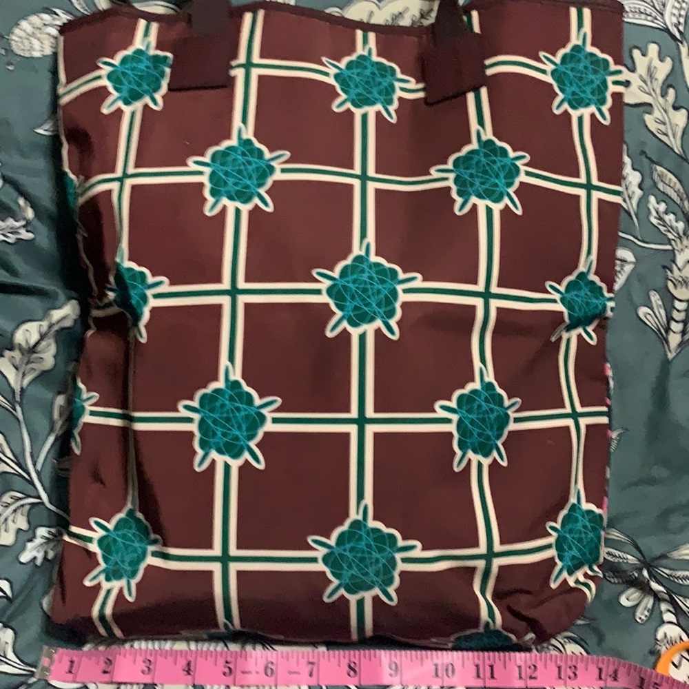 Fossil nylon tote. Double sided tote